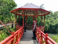 Patroli Satsamapta Polres Murung Raya Sasar Lokasi Wisata Air Terjun Puruk Cahu
