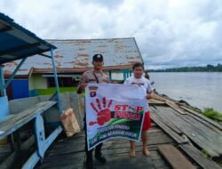 Personel Polsek Dusut Sosialisasikan Perpres Nomor 87 Tahun 2016 Dengan Masyarakat