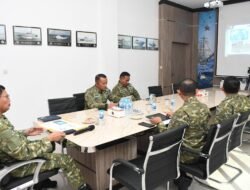 Perkuat Kesiapan Operasional, Komandan Kodaeral XII Ikuti Vicon Strategis Bersama Pangkoarmada RI
