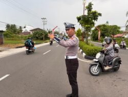 Hadir di Tengah Masyarakat, Satlantas Polres Kapuas Pengaturan Pagi