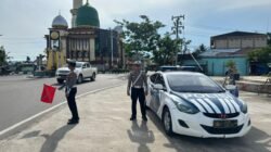 Antisipasi Lakalantas, Satlantas Polres Kapuas Pantau Arus Lalu Lintas Lingkar Luar Kota