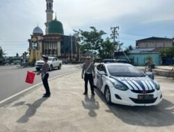 Antisipasi Lakalantas, Satlantas Polres Kapuas Pantau Arus Lalu Lintas Lingkar Luar Kota