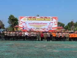 Polres Murung Raya Gelar Apel Pasukan dan Sarpras Kesiapan Penanggulangan Penomena El Nino Godzilla