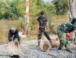 Proses Pembangunan Jembatan Garuda Terus Berlanjut, Pengecoran Pondasi Cakar Ayam Dikerjakan