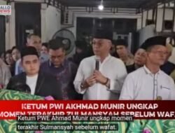 Jenazah Sekjen PWI Pusat Zulmansyah Sekedang Diberangkatkan ke Pekanbaru