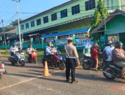 Satlantas Polres Murung Raya Gatur Di Sekolah Ciptakan Kamselticarlantas Yang Aman