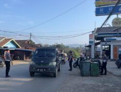 Ciptakan Kondusifitas Di Pagi Hari, Satlantas Polres Murung Raya Laksanakan Gatur Rutin