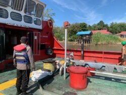 Melalui Inovasi Anjeli, Polsek Jajaran Laksanakan Patroli Dan Imbau Keselamatan Pelayaran