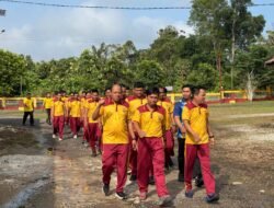 Tingkatkan Fisik, Polres Murung Raya Olahraga Pagi Bersama
