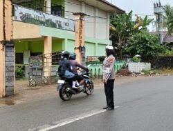 Satlantas Polres Murung Raya Gatur Pagi Di Lingkungan Sekolah Ciptakan Kamselticarlantas Yang Aman dan Kondusif
