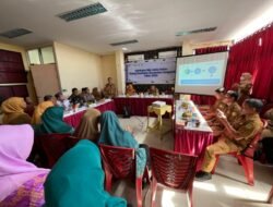 Tingkatkan Koordinasi Bidang Kesehatan, Babinsa Koramil 05/Pemangkat Hadiri Lokakarya Mini