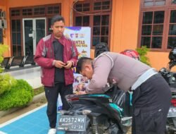 Satlantas Polres Murung Raya Melalui Program Polantas Menyapa, Maksimalkan Layanan Humanis di Kantor Samsat