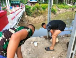Kolaborasi Satgas dan Warga, Jembatan Garuda Kian Siap Diresmikan