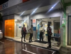 Jaga Keamanan, Polisi Laksanakan Patroli R4 di Bank BNI Sukamara