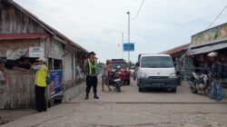 Jaga Kamtibmas Perairan, Polsek Kapuas Barat Patroli Dermaga Feri Saka Mangkahai-Sei Pitung