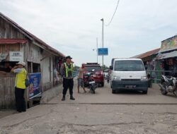 Jaga Kamtibmas Perairan, Polsek Kapuas Barat Patroli Dermaga Feri Saka Mangkahai-Sei Pitung