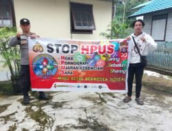 Polsek Kapuas Barat Rutin Berikan Imbauan Stop Hoax, Pornografi, Ujaran Kebencian dan Sara Kepada Warga
