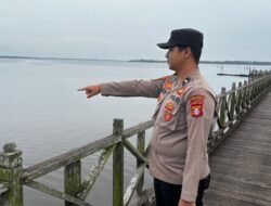 POLSEK DANAU SEMBULUH MONITORING DEBIT AIR DAS SERUYAN, SITUASI TERPANTAU NORMAL