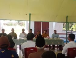 BHABINKAMTIBMAS SELUNUK HADIRI PEMBENTUKAN PANITIA PILKADES SELUNUK