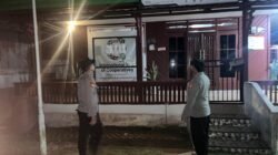 Pastikan Jakatan Raya Aman, Polsek Rungan Tunjukkan Kehadiran Negara di Tengah Warga