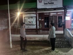 Pastikan Jakatan Raya Aman, Polsek Rungan Tunjukkan Kehadiran Negara di Tengah Warga
