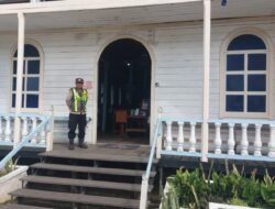 Pengamanan Ibadah Minggu Di Gereja Yang Rutin Dilaksanakan Personel Polsek Kapuas Barat