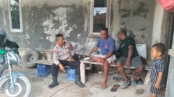 Sambang Tokoh Masyarakat, Bhabinkamtibmas Marga Mulya Ajak Warga Jaga Keamanan