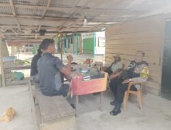 Bhabinkamtibmas Pangkalan Satu Bangun Komunikasi Kamtibmas