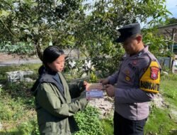 Sosialisasi Layanan 110, Bhabinkamtibmas  Pastikan Warga Tahu Cara Cepat Hubungi Polisi