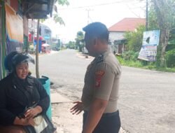 PATROLI SAMBANG MASYARAKAT SATBINMAS POLRES SERUYAN DI JALAN S. PARMAN
