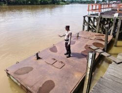 VOLUME DEBIT AIR DAS SERUYAN DI DERMAGA PEMBUANG HULU I ALAMI KENAIKAN 3 CM