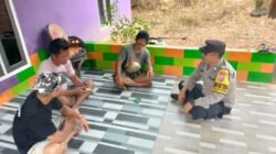 Sambangi Warga RT 001 Nanga Mua, Bhabinkamtibmas Arut Utara Ajak Jauhi Narkoba dan Judi Online