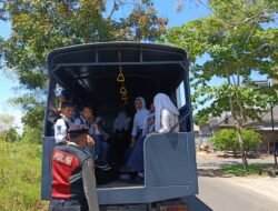 PATROLI MENGANTAR SEKOLAH (POLTAR SEKOLAH) DIGELAR POLRES SERUYAN, ANTAR JEMPUT SISWA DI KUALA PEMBUANG