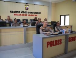 POLRES SERUYAN IKUTI ZOOM MEETING ANTISIPASI FENOMENA EL NINO “GODZILLA” BERSAMA MABES POLRI