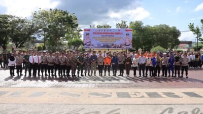 APEL GELAR PASUKAN DAN SARPRAS KESIAPAN PENANGGULANGAN KARHUTLA SERTA ANTISIPASI EL NINO GODZILLA 2026 POLRES SERUYAN