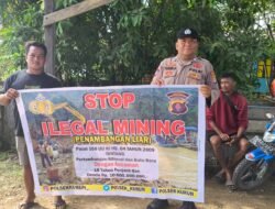 Jaga Lingkungan, Polsek Kurun Rangkul Warga Tinggalkan Praktik Merusak Alam