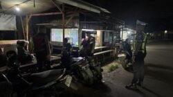 Satlantas Polres Bartim Laksanakan KRYD Himbauan Kamseltibcarlantas kepada Warga di Pos Terminal Pasar