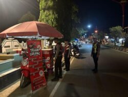 Satlantas Polres Bartim Laksanakan KRYD Himbauan Kamseltibcarlantas kepada Pedagang di SDN-3 Tamiang Layang