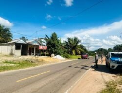 SATLANTAS POLRES SERUYAN PATROLI DAERAH RAWAN KECELAKAAN DAN PELANGGARAN LALU LINTAS DI JALAN JENDERAL SUDIRMAN