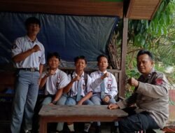 POLSEK SERUYAN TENGAH LAKSANAKAN SERMASEKO DI SMAN 1 SERTENG, DEKATKAN POLRI DENGAN PELAJAR