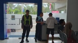 Antisipasi Kriminalitas, Polsek Kapuas Barat Patroli Objek Vital di BRI KCP Mandomai