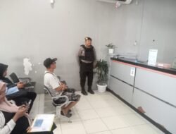 Pengamanan Maksimal, Satsamapta Jaga Ketat Area Kasir Bank BRI