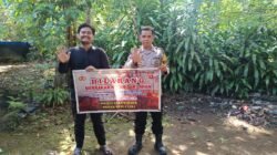 Cegah Karhutla, Polsek Benua Lima Edukasi Warga dan Bentangkan Spanduk Stop Pembakaran