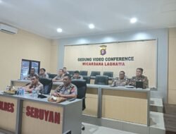 POLRES SERUYAN IKUTI ZOOM MEETING SOSIALISASI PELAKSANAAN WFH DAN WFO YANG DIPIMPIN KARO SDM POLDA KALTENG