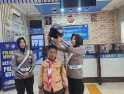 Sekolah SD Islam Baiturrahim Kunjungi Kantor Satlantas Polres Kotim