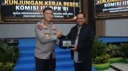 Kapolres Kotim Hadiri Kunjungan Kerja Komisi III DPR RI ke Provinsi Kalteng