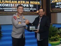 Kapolres Kotim Hadiri Kunjungan Kerja Komisi III DPR RI ke Provinsi Kalteng