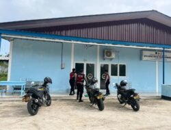 Tingkatkan Pengamanan Objek Vital, Sat Samapta Polres Sukamara Lakukan Patroli Rutin