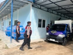 Pastikan Wilayah Aman, Sat Samapta Polres Sukamara Patroli di Area Objek Vital