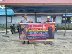 Cegah Kebakaran Hutan dan Lahan, Polsek Kapuas Barat Gencarkan Edukasi ke Masyarakat